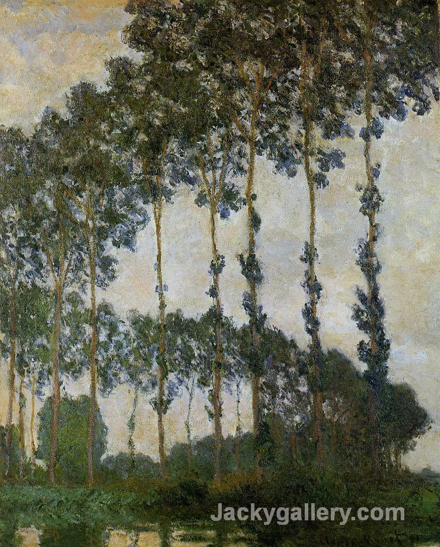 Poplars at Giverny by Claude Monet paintings reproduction